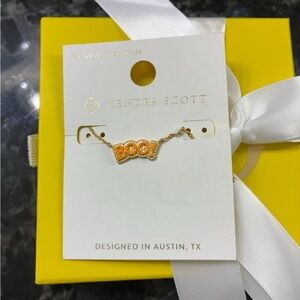 Kendra Scott Gold 'BOO!' Pendant Necklace